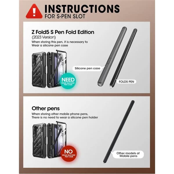 SUPCASE UB Pro deksel Samsung Galaxy Z Fold 5