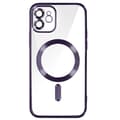 Miniatyrbild 1 av 4: MagSafe iPhone 12 Lila Silikonfodral Magsafe Fodral