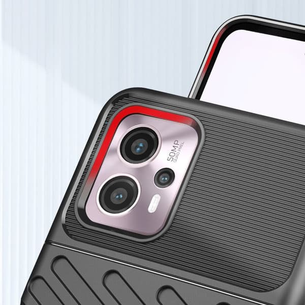 Skyddande skal - Motorola - Moto G13, G23 - Flexibelt silikon - Halkskydd - Ruggat