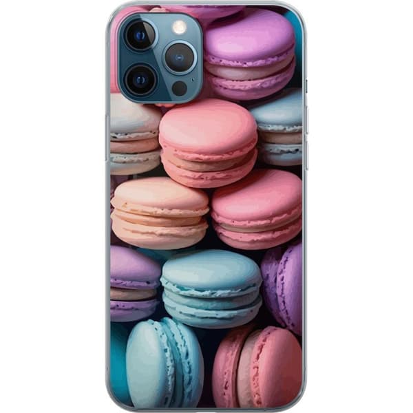 Apple iPhone 12 Pro Gjennomsiktig deksel Macarons