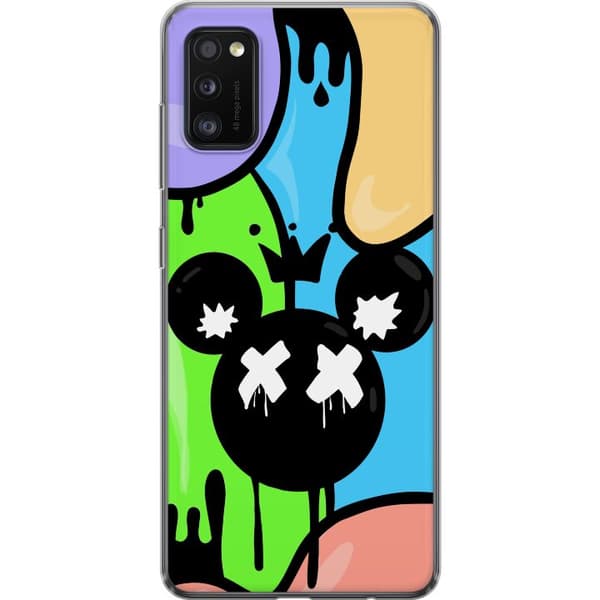 Samsung Galaxy A41 Läpinäkyvä kuori Mikki Kuollut