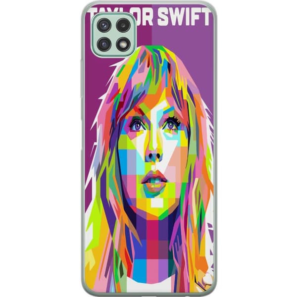 Samsung Galaxy A22 5G Läpinäkyvä kuori Taylor Swift