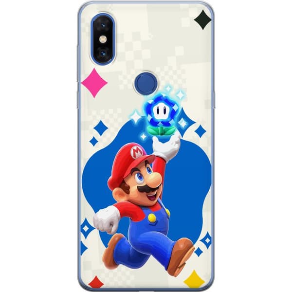 Xiaomi Mi Mix 3 Läpinäkyvä kuori Super Mario Ihme