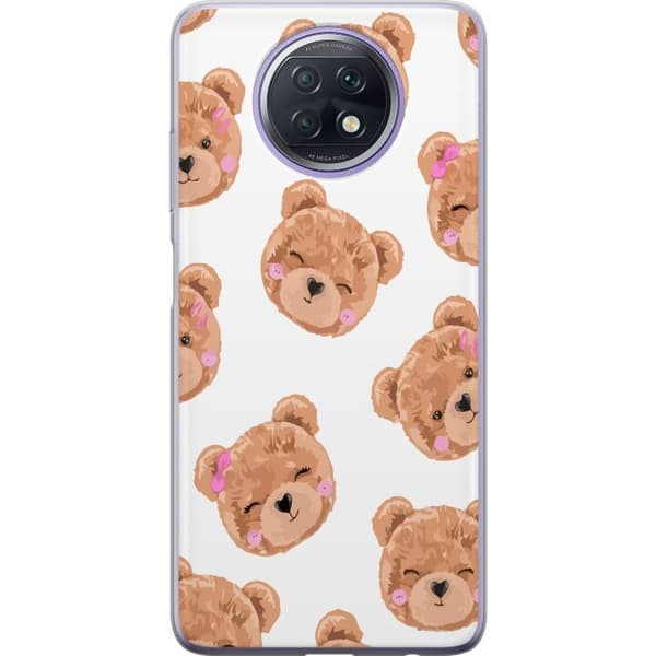 Xiaomi Redmi Note 9T Genomskinligt Skal Björnar