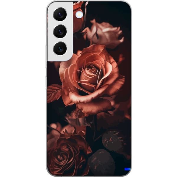 Samsung Galaxy S22 5G Läpinäkyvä kuori Kukat