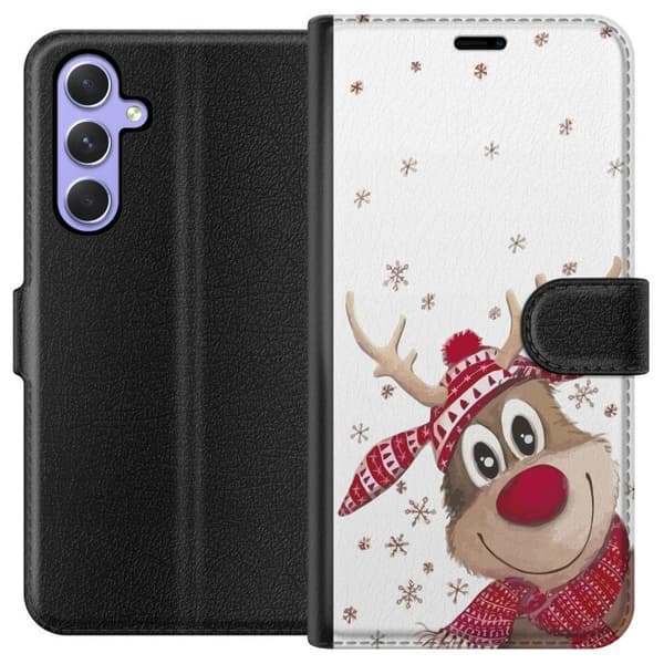 Samsung Galaxy A54 Plånboksfodral God Jul - Ren