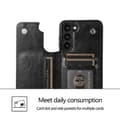 Miniatyrbillede 7 af 10: Samsung S23 FE stødsikker dækselkortholder 3-POCKET Flippr