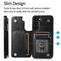 Miniatyrbillede 10 af 10: Samsung S23 FE stødsikker dækselkortholder 3-POCKET Flippr
