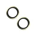 Miniatyrbild 3 av 4: PanzerGlass iPhone 15/iPhone 15 Plus Kameraskydd Hoops Gul