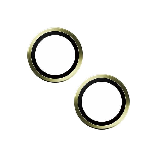 PanzerGlass iPhone 15/iPhone 15 Plus Kameraskydd Hoops Gul
