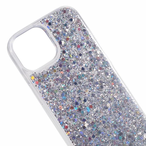 Nordic Covers iPhone 15 Skal Sparkle Series Stardust Silver