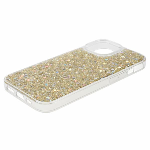 Nordic Covers iPhone 15 Kuori Sparkle Series Citrine Gold