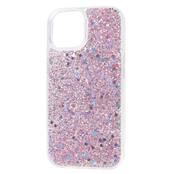 Nordic Covers iPhone 15 Cover Sparkle Series Blossom Pink