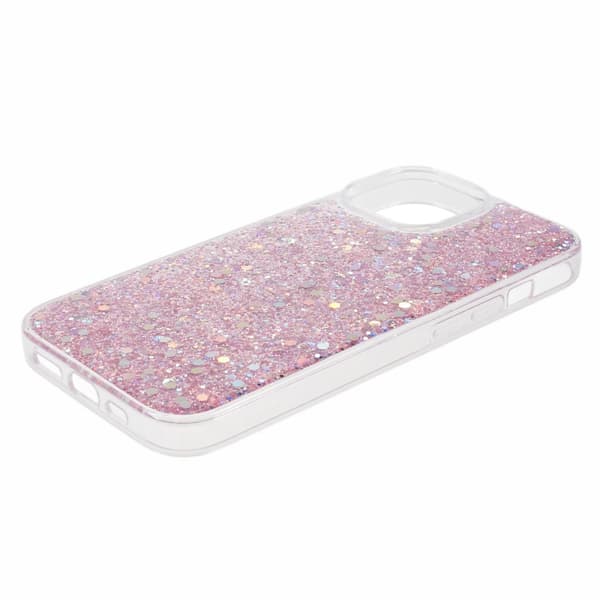 Nordic Covers iPhone 15 Cover Sparkle Series Blossom Pink