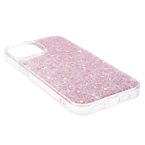 Nordic Covers iPhone 15 Cover Sparkle Series Blossom Pink