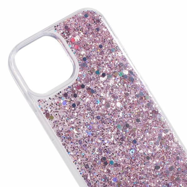 Nordic Covers iPhone 15 Cover Sparkle Series Blossom Pink