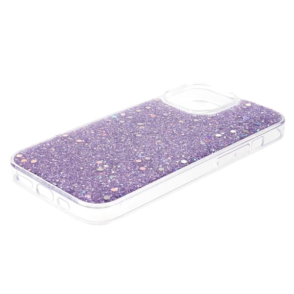 Nordic Covers iPhone 15 Kuori Sparkle Series Lilac Purple