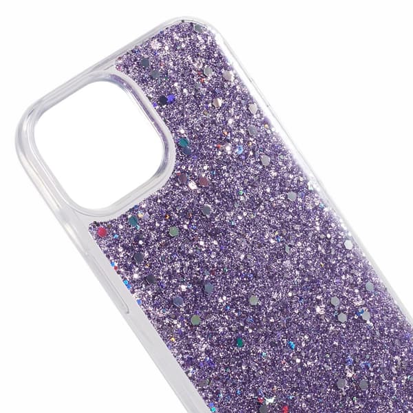 Nordic Covers iPhone 15 Kuori Sparkle Series Lilac Purple