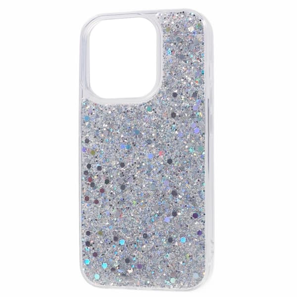 Nordic Covers iPhone 15 Pro Kuori Sparkle Series Stardust Silver