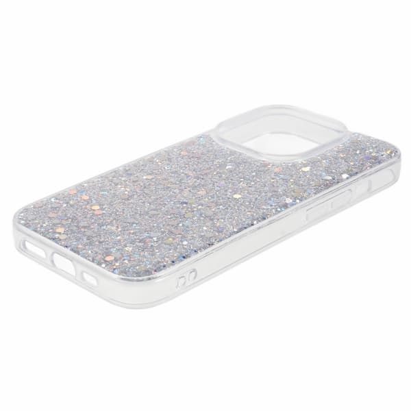 Nordic Covers iPhone 15 Pro Kuori Sparkle Series Stardust Silver