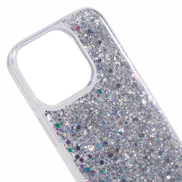 Nordic Covers iPhone 15 Pro Kuori Sparkle Series Stardust Silver