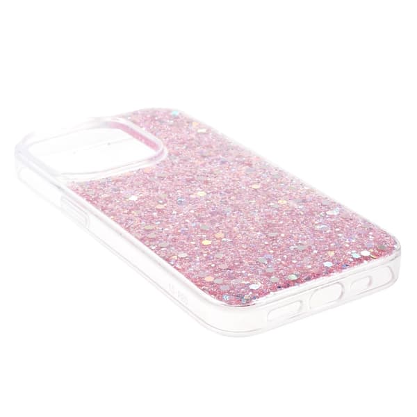 Nordic Covers iPhone 15 Pro Kuori Sparkle Series Blossom Pink
