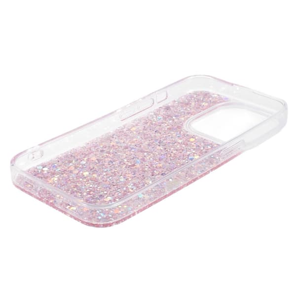 Nordic Covers iPhone 15 Pro Kuori Sparkle Series Blossom Pink