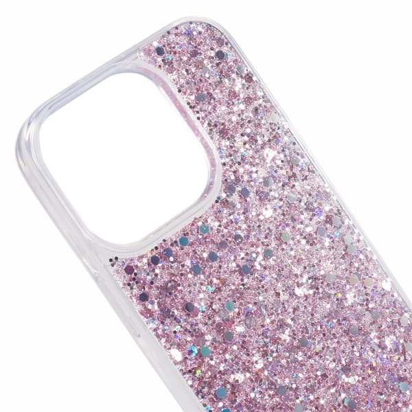 Nordic Covers iPhone 15 Pro Kuori Sparkle Series Blossom Pink