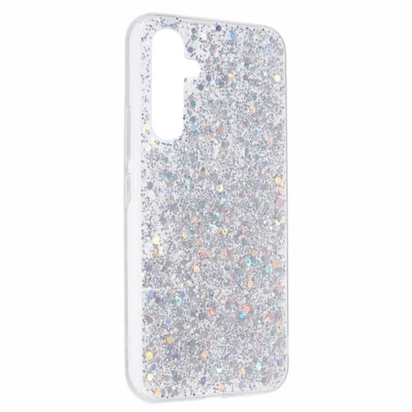 Nordic Covers Samsung Galaxy A34 5G Skal Sparkle Series Stardust Silver