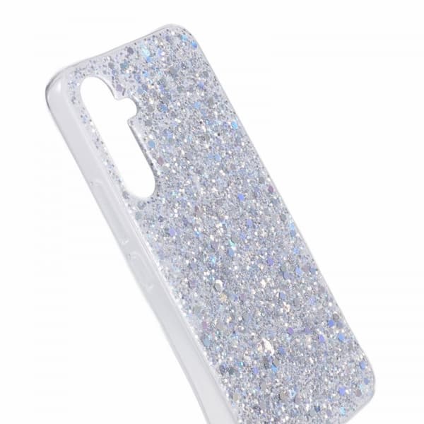 Nordic Covers Samsung Galaxy A34 5G Skal Sparkle Series Stardust Silver