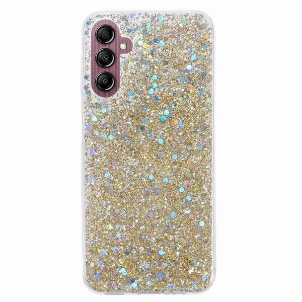 Nordic Covers Samsung Galaxy A14 Cover Sparkle Series Citrine Gold