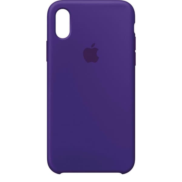 Official Apple iPhone X Silicone Case/Cover - Ultra Violet (Purple)