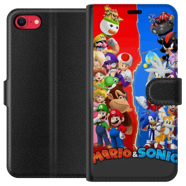 Apple iPhone SE (2022) Tegnebogsetui Super Mario