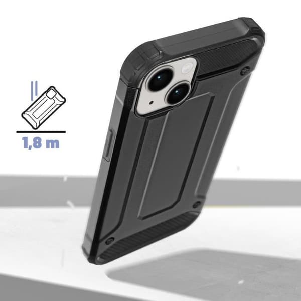 Stötsäkert iPhone 14 Fodral Svart Fodral