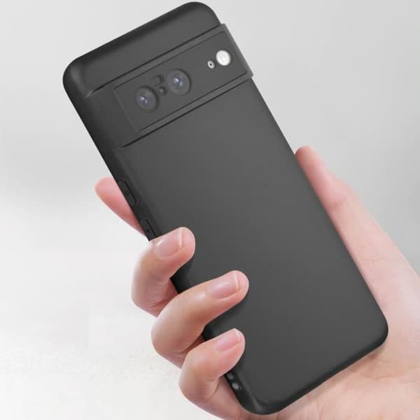 Coque - AVIZAR - Classic Case - Silikon mjuk - Svart - Google Pixel 8