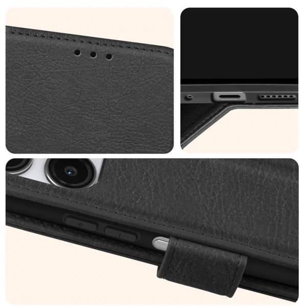 Fodral till Xiaomi Redmi 12 - AVIZAR - Chesterfield - Stativfunktion - Svart