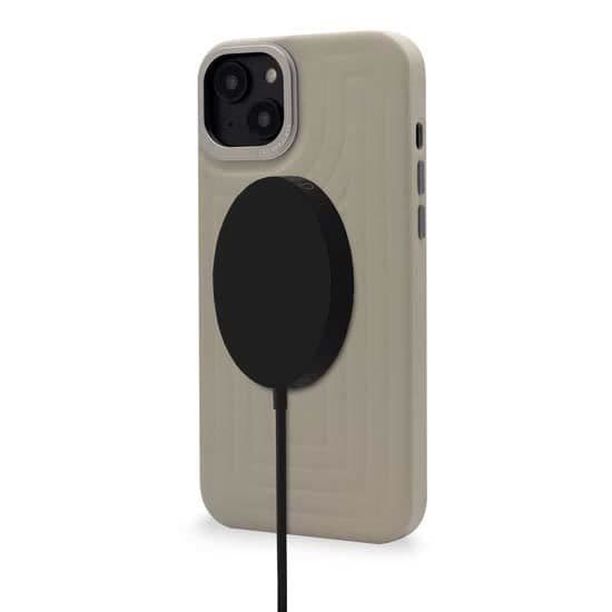 Coque - Avkodad - iPhone 14 - Full grain läder - Kompatibel med MagSafe - Semi-hård