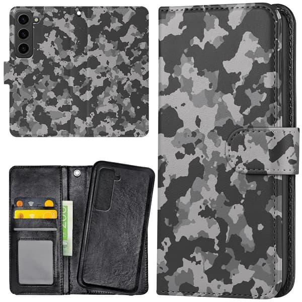 Samsung Galaxy S23 Plus - Mobilcover/Etui Cover Kamouflage