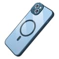 Miniatyrbillede 6 af 7: Baseus Frame Transparent Magnetic Case and Tempered Glass set for iPhone 14 Plus (blue)