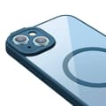 Miniatyrbillede 7 af 7: Baseus Frame Transparent Magnetic Case and Tempered Glass set for iPhone 14 Plus (blue)