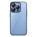 Miniatyrbillede 6 af 6: Baseus Glitter Transparent Case and Tempered Glass set for iPhone 14 Pro (blue)