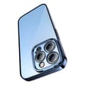 Miniatyrbillede 1 af 6: Baseus Glitter Transparent Case and Tempered Glass set for iPhone 14 Pro (blue)