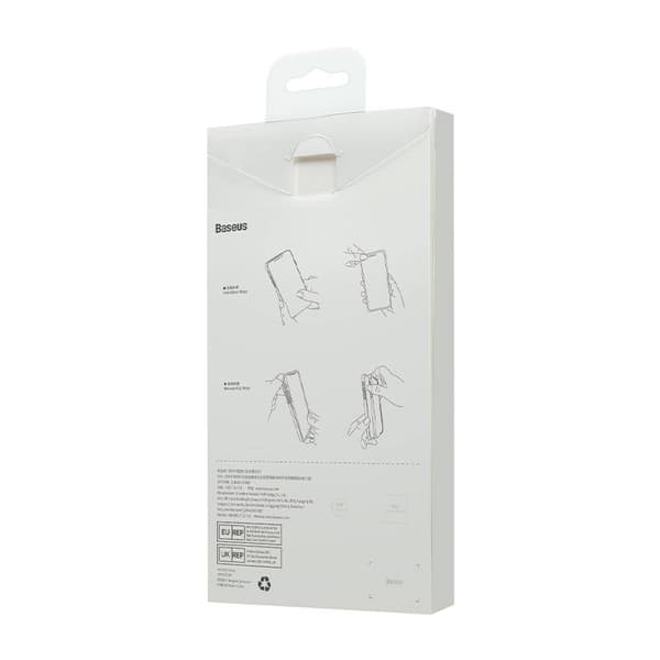 Baseus Liquid Silica Gel Case for iPhone 14 Pro (Elderberry)+ tempered glass + cleaning kit