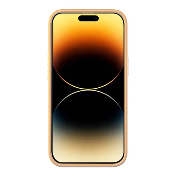 Baseus Liquid Silica Gel Case for iPhone 14 Pro Max (Sunglow)+ tempered glass + cleaning kit