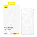 Pikkukuva 1 / 5: Magnetic Phone Case for iP 13 Baseus OS-Lucent Series (Clear)