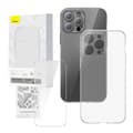 Miniatyrbillede 3 af 10: Transparent Case and Tempered Glass set Baseus Corning for iPhone 14 Pro