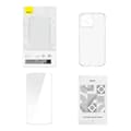 Miniatyrbillede 7 af 10: Transparent Case and Tempered Glass set Baseus Corning for iPhone 14 Pro