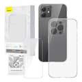 Miniatyrbillede 10 af 10: Transparent Case and Tempered Glass set Baseus Corning for iPhone 12