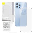 Miniatyrbilde 5 av 10: Transparent Case and Tempered Glass set Baseus Corning for iPhone 13 Pro Max