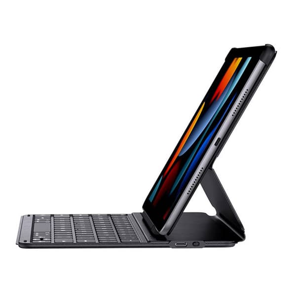 Baseus iPad 10.2 (2019/2020/2021) case Brilliance with BT 5.3 keyboard (QWERTY) and Type-C cable, Black (P40112602111-01)